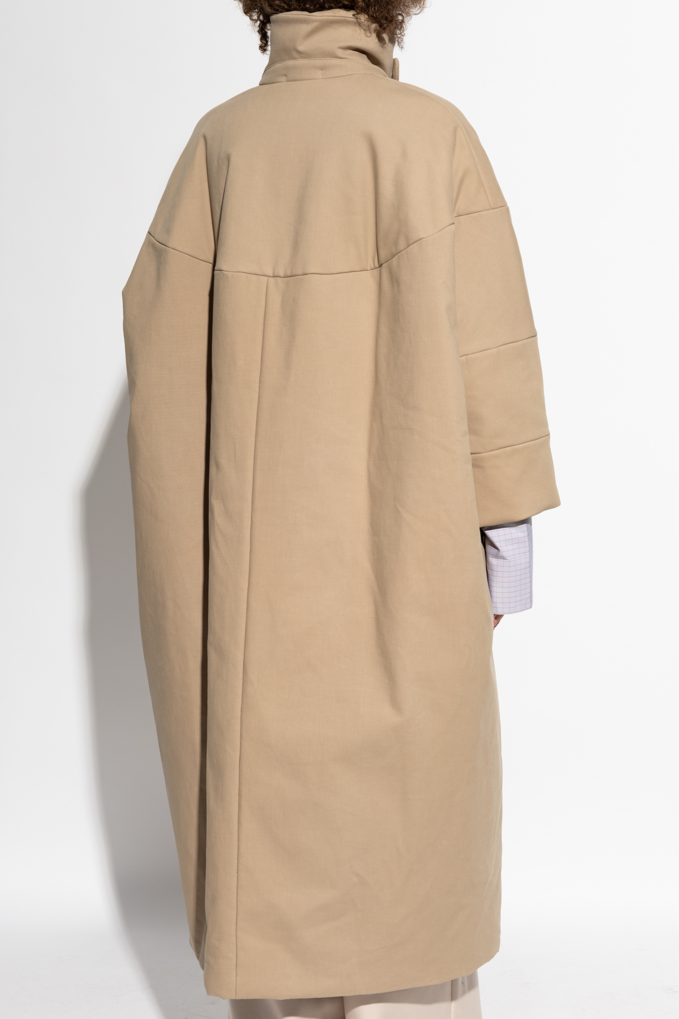 VIP買付【DRIES VAN NOTEN】ROXANA COAT Dries Van Noten Roxana Oversized Stretch-Cotton Coat neutral